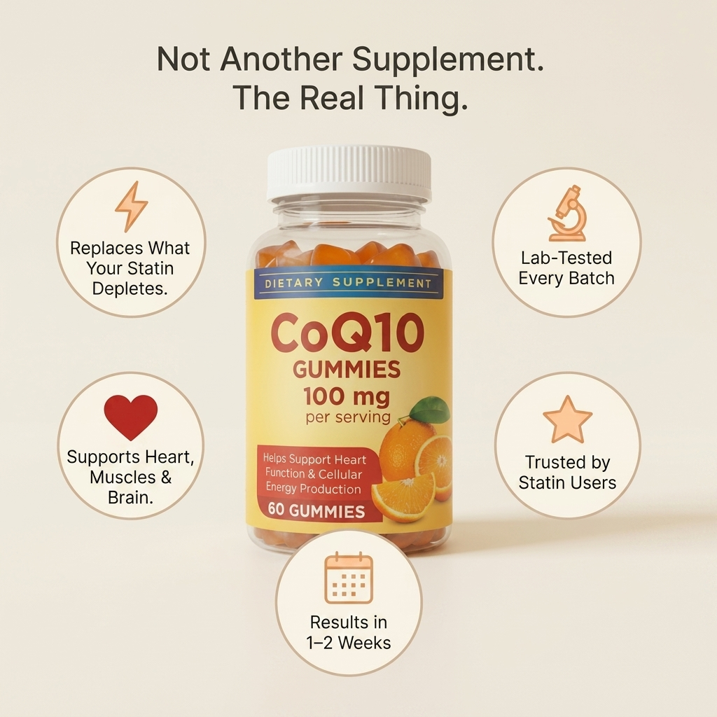 Cellaryn CoQ10 Energy & Muscle Support Gummies